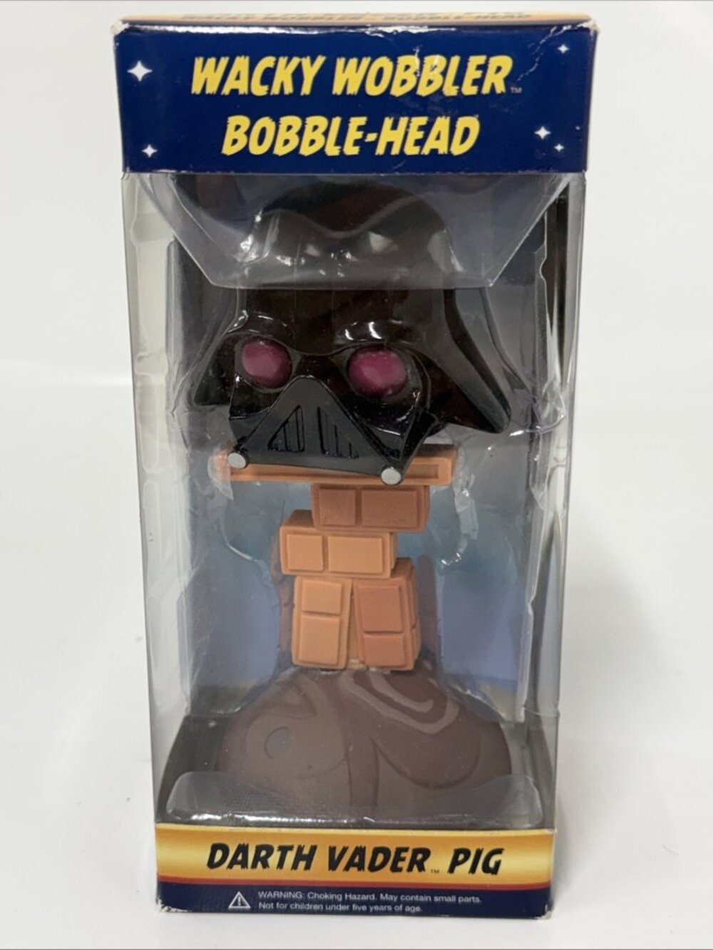 Funko Star Wars - Angry Birds - Darth Vader - Piggy Wacky Wobbler - Bobble Head